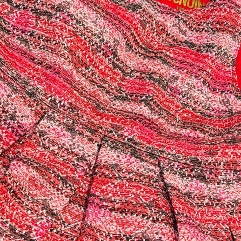 OshKosh B'gosh‎ Genuine Kids Girls Dress Red Pink Tribal Pattern Pleated 18M